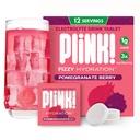 ¡Plink! Tablas de electrolitos de fizzy para adultos " niños - Granate Berry, 12ct – Family-Friendly Daily Hydration – Low Sugar, Vegan, Keto Friendly, Non-GMO