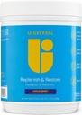 Universal U Replenish " Restore Powder, Hydration " Recovery, Promotes Muscle Repair and Growth, Custom Dosing, L-Lysine, L-Glutamine, L-Tryptophan, No Artificial Flavors, 30 Servings (Lemon Berry)