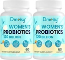 120 Billones CFU Probiótico - Apoyo a la menopausia Probióticos para Mujeres, Menopausa Natural Suplemento Probiótico para Calientes Mood Swings Saldo hormonal Gut & Immune Health- 120 Caps