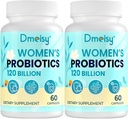 120 Billones CFU Probiótico - Apoyo a la menopausia Probióticos para Mujeres, Menopausa Natural Suplemento Probiótico para Calientes Mood Swings Saldo hormonal Gut & Immune Health- 120 Caps