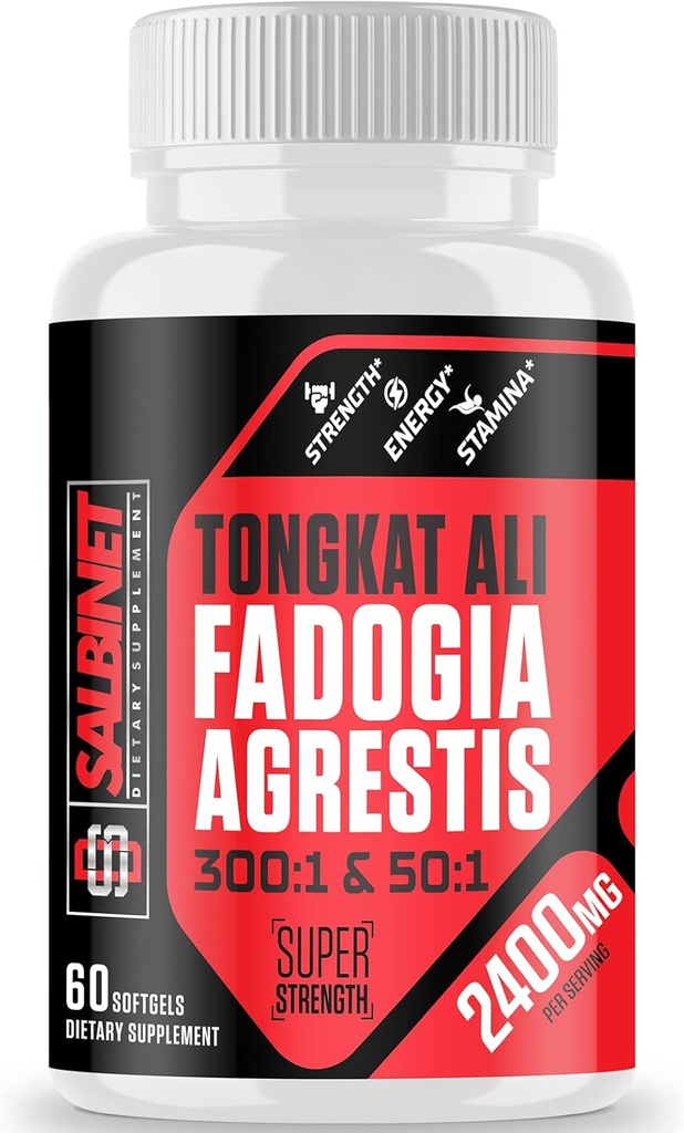 2400mg Fadogia Agrestis Tongkat Ali Suplementos - Tercera Parte Probada - 1400mg Fadogia Agrestis &amp; 1000mg Tongkat Ali, máxima fuerza, masa muscular &amp; rendimiento deportivo