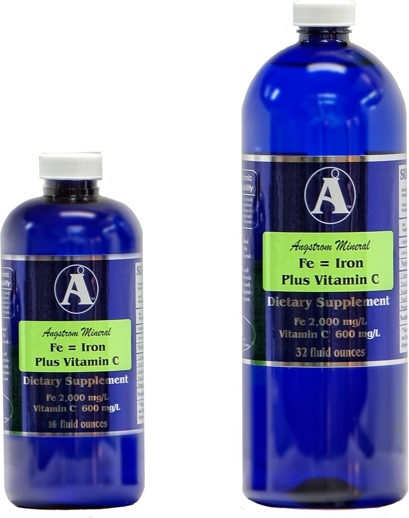 Hierro + vitamina C 16oz. - Mineral líquido