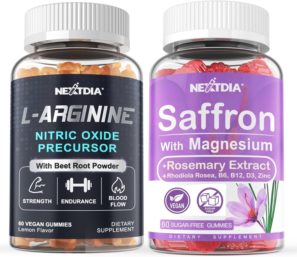 Magnesio Glycinate Gummies + L Arginine Gummies