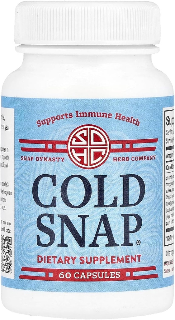Cold Snap Herbal Suplemento 60 cápsulas, 2 paquete