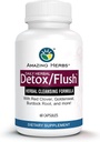 Herbs increíble Detox/Flush Blood Purifier - All Natural Detoxifying Supplement Made with 7 Powerful Cleansing " Purifying Agents - 60 Count