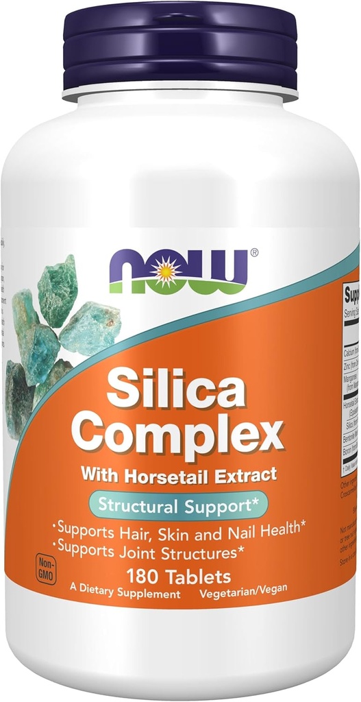 AHORA Alimentos - Silica Complejo Vegetariano 500 mg. - 180 Tabletas
