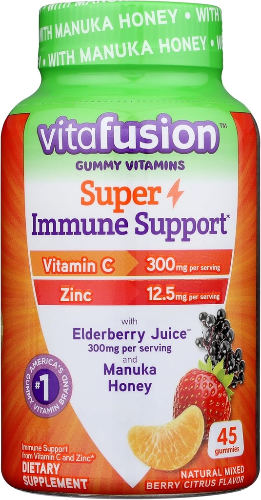 Vitafusion Super Immune Support Gummy Vitaminas, 45ct
