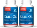 Jarrow Formulas Krill Oil - 60 Softgels - Phospholipid Omega-3 Complejo con Astaxanthin - May Support Lipid Management, Brain Function & Metabolism - 30 Servimientos