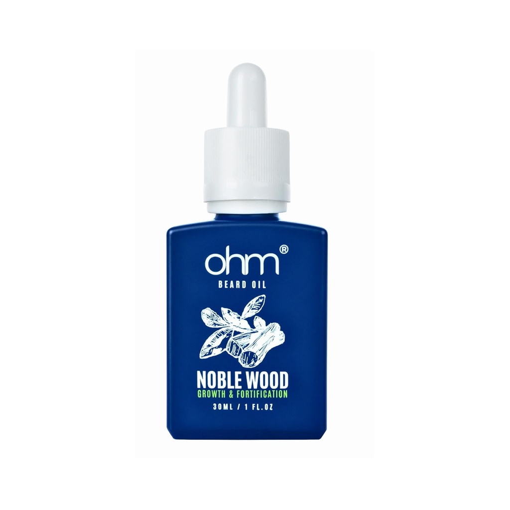Beard Oil, Cold Pressed - promueve el crecimiento de la barba y la fuerza (1 fl oz)