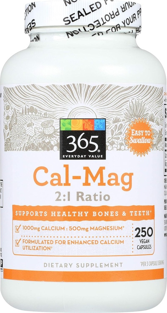 365 por Whole Foods Market, Cal-Mag 2:1 Ratio, 250 Cuenta