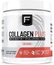 Suplementos de flujo Collagen Peptides Protein Powder Collagen Suplementos con ácido hialurónico + Biotina Hidrolyzed Collagen Peptides Multi Collagen Powder Tipo I y III - 348 Gram (Pack of 1)