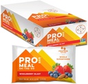 PROBAR - MEAL Bar, Wholeberry Blast, Non-GMO, Gluten-Free, Healthy, Plant-Based, Whole-Food Ingredients, Natural Energy (12 Conteo)