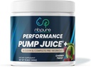 Bomba nbpure Juice+ Pre Workout–Energía, Bombas, Focus for Women &amp; Men–Caffeine, BCAA, Glutamine, Nitric Oxide, Alpha Lipoic Acid– Nada artificial
