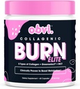 Obvi Burn Elite ← Apoya Metabolismo Boost, Energía y Focus TENIDO Suplemento con Collagen y Té Verde TENIDO Apoyos Saludable Cabello, Esquí, uñas y articulaciones TEN 60 Capsules, 30 Serviciones