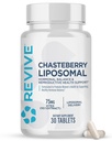 Revive MD Chasteberry Supplement for Women - Chaste-Berry Liposomal (Vitex Agnus-Castus) - Apoya la salud de las mujeres, equilibrio hormonal y fertilidad (30 Tablets, 30 Servings)