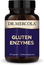 Dr. Mercola Gluten Enzymes, 30 Capsules, Non-GMO, Gluten Free, Soy Free