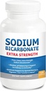 Sodium Bicarbonate Capsules Extra Strength 1300mg Uso orgánico No Junk. 1 Sodium Bicarbonate Capsule es 1300mg. Pure Sodium Bicarb Tablet