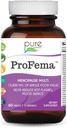 Laboratorios de Esencia Pura ProFema - Multivitamínico para Mujeres - Suplemento Alivio de la Menopausa Natural - Promueve Equilibrio de Hormonas, Reduzca Flashes Calientes, Mood Sweats, Night Sweats (60 Capsules)