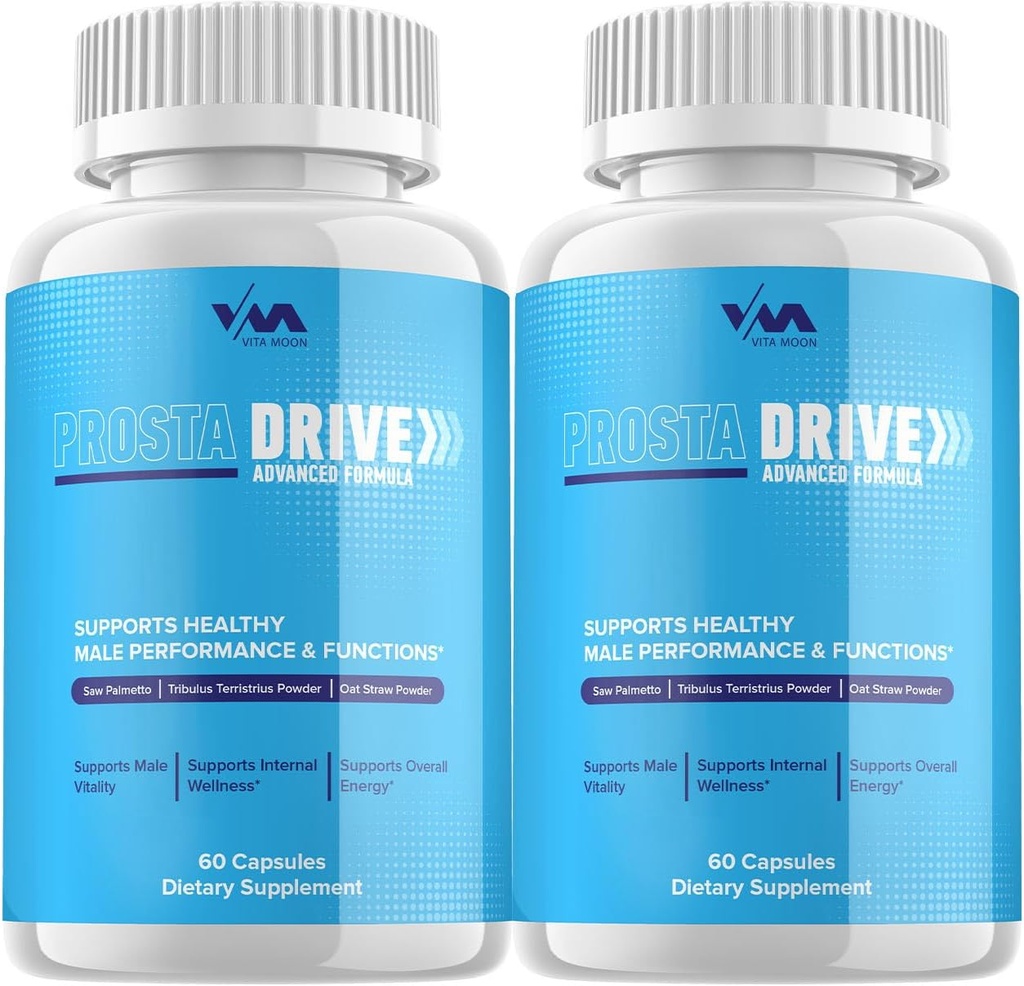 (2 Pack) ProstaDrive Prostate Support Capsules - Prosta Drive Pills Supplement, Maximum Strength, Nueva Formulación Multivitamínica Mejorada, ProstaDrive Reviews, 120 cápsulas
