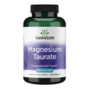 Swanson Magnesium Taurate - Suplemento Mineral- Magnesio Natural y Fórmula Taurina (120 Tabletas, 100 mg cada una)