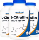 Nutricost L-Citrulline 750mg, 180 Capsules (3 Botellas)