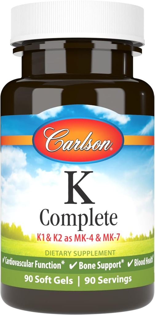 Carlson Labs K Complete Softgels, 90 Conde