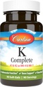 Carlson Labs K Complete Softgels, 90 Conde