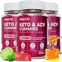 (3 Pack) Keto ACV Gummies Extreme 1500MG Keto Gummies Apple Cider Vinegar Formulated with Pomegranate Beet Juice Powder B12 Vegan Non GMO 180 Gummys