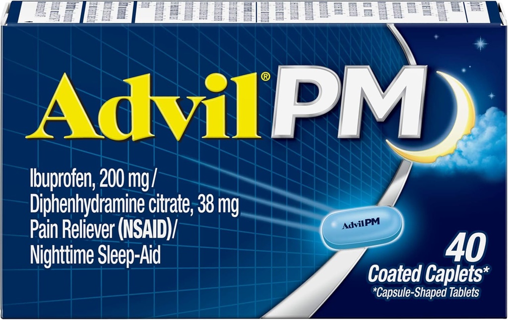 Advil PM 200 mg Coated Caplets 40 ea