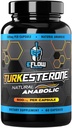 eFlow Nutrición Turkesterone Suplemento para Hombres [Piedad más alta] + Ciclodextrin para alta absorción - Aumentar la resistencia, Lean Crecimiento muscular " Recuperación, Boosts Drive - 3er Parte testado (60 cápsulas)