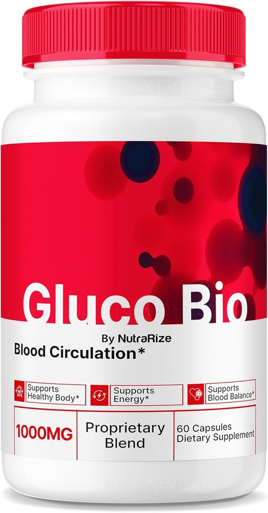 GlucoBio Capsules, Suplemento Oficial de Apoyo Bio Gluco, All Natural Formula to Support Global Health and Wellness, Premium Vitamin Pills, GlucoBio Reseñas (60 cápsulas)