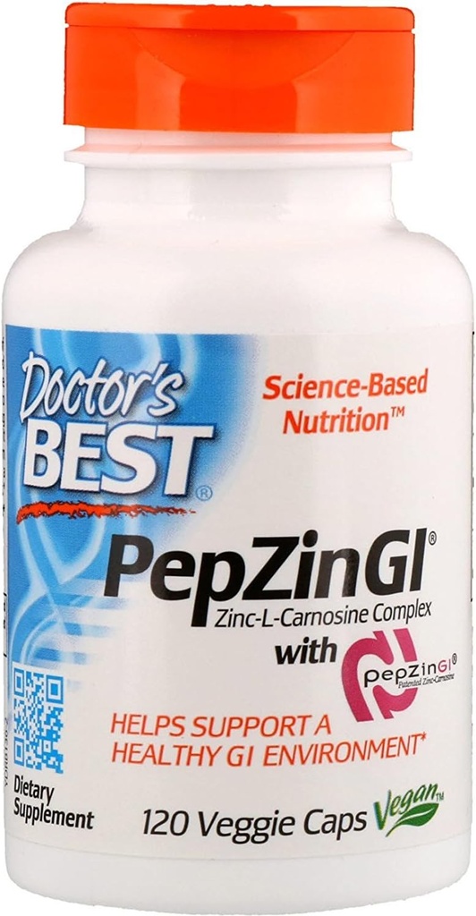 Zinc-Carnosine Complex with PepZin GI - 120 ct