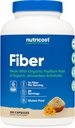 Nutricost Fiber Capsules con Prebiótico Fiber Suplemento 300 cápsulas - Hecho con Psyllium Orgánica Husk & Organic Jerusalem Artichoke, 60 Serviciones, Gluten Gratis, 3 G Por Serving