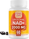 2000 MG NAD Supplement, Liposomal NAD+ with High Absorption, More Efficient Than Nicotinamide Riboside, Pure &amp; Plus Boosting Supplement, Aging Defense, Metabolism & Cellular, 60 softgels