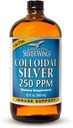 Natural Path Alas de Plata Colloidal Plata Líquida - Soporte mejorado - 250ppm (1250mcg) - 32oz
