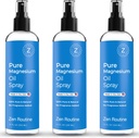 Pulverizador de aceite de magnesio puro 12oz (3 Pack) – Orgánica de rayos de magnesio de la USP, Glycinate de magnesio tópico, aceite de magnesio para pies, cuerpo, musculosos y piernas – Hecho en EE.UU.