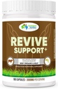 GRASSLAND NUTRITION 100% Organic Australian: Revive Support Beef Organ Blend - Natural B12, Iodine, Iron &amp; Vitamina A (180 cápsulas)
