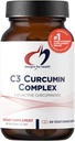 Diseños para Salud Complejo de Curcumina C3 - Suplemento Turmérico Curcuminoide Altamente Biodisponible, 400 mg con 3 Curcuminoides Bioactivos - No GMO, libre de gluten + Vegetariano (60 cápsulas)