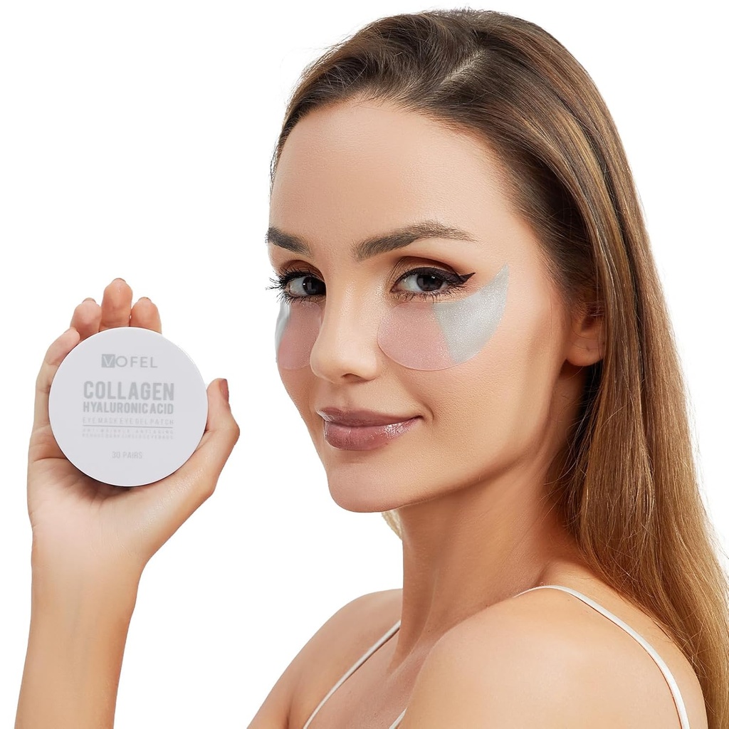 Bajo Patches Ojo para Ojos Puffy y Círculos Oscuros Mascara Ojo Hidratando con Pantalones Ojo Collagen Reducir Arugas Tratamiento de la Esquí 30 Parejas