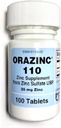 Industrias Mericon Orazinc 25mg Zinc Suplemento ← Zinc Health Supplements for Hormone Regulation, Health (100 Zinc Tablets)