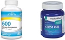 21st Century Calcium 600mg Tablets 400 Conde " HealthWise Medicated Chest Rub 4oz Cough Suppressant