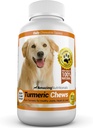 Increíble Turmeric para perros Curcumin Pet Antioxidant, elimina la inflamación del dolor conjunto, 120 Chews