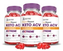 Laboratorios Justificados (3 Pack Rapid Ripped Keto ACV Gummies Extreme 2000MG Rapidripped Keto Gummies Apple Sider Vinegar Formulado con Powder Pomegranate Beet Juice B12 Vegan Non GMO 180 Gummys