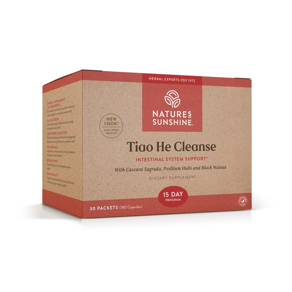 Naturaleza Sunshine Tiao He Herbal Cleanse ¦ Cleanse y Detox el colon y el hígado con hierbas chinas tradicionales