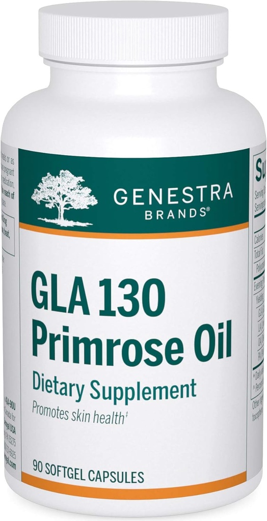 Genestra Marcas GLA 130 Primrose Petróleo Silencioso Suplemento de ácido graso esencial para la salud de la piel*
