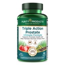 Triple acción Prostate Ultimate Fórmula – Suplemento de la próstata masculina - Zinc, Saw Palmetto, Pygeum, Pumpkin Seed Oil Extract " Phytosterols – apoya el flujo urinario, la vejiga " Heart Health – 60 cápsulas