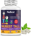 NuBest Tall ← Apoyo Bone Strength, Bone Health, Immune mejorado y Plen Body Wellness con Calcio, Collagen, y Herbs for Ages 5+ " Adolescentes 60 Capsules  1 Month Supply