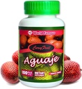 Aguaje Curvy Fruit Pills - 100% Natural, High Phytoestrogen Content, 550 mg, 100 Cuenta (1 Mes de Suministro) - Mejorar sus Curvas
