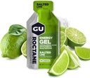 Gu Energy Roctane Ultra Endurance Energy Gel, On-The-Go Sports Nutrition for Running, Biking, Hiking or Skiing, Salted Lime, 24-Count