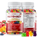 Keto Apple Cider Vinegar Gummies, Keto ACV Gummy Diet Supplement, Advanced 1500mg ACV Gummies with Folate, B12,B6 y Keto Support for Women Men, Gelatin- Free, Vegan & Non-GMO (Multi-Flavor)
